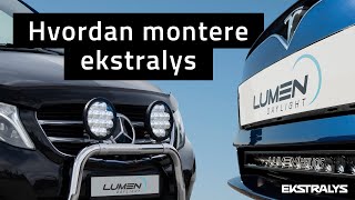 Hvordan montere ekstralys [upl. by Fernandes]