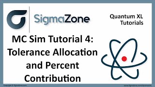 Tolerance Allocation and Percent Contribution Analysis in Quantum XL [upl. by Gawain]