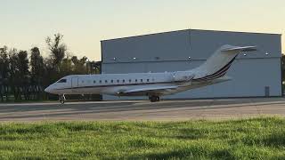 CSGLF Bombardier Global 6000 MSN 9670 NetJets 160924 [upl. by Aksel]