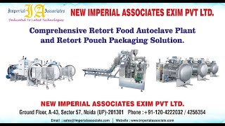 Automatic Autoclave Retort Sterilisation Plant  Ready to Eat Food Retort Machine  Retort Machine [upl. by Rodama]