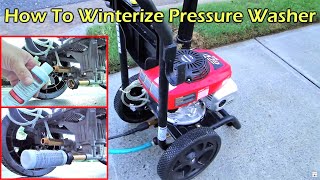 How To Winterize Pressure Washer For Storage [upl. by Kacerek]