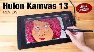 Review Huion Kamvas 13 Pen Display Just 239 [upl. by Asyral215]