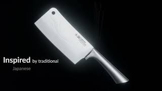 Cuisinepro® Damashiro® Cleaver Introduction [upl. by Odelinda248]