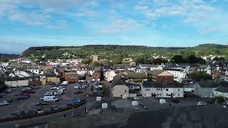 Drone view of Sidmouth Devon [upl. by Eyahc]