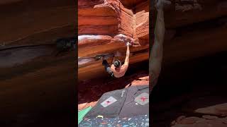 Dirty Rail Flash Red Rock Canyon Bouldering [upl. by Alyacim301]