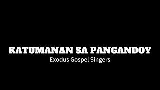 Katumanan Sa Pangandoy  Minus One  Karaoke  Instrumental  Exodus Gospel Singers [upl. by Tara]