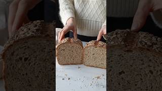 Delicious glutenfree seeded sandwich bread perfect for breakfast and all types of sandwiches 🤎 [upl. by Kari335]