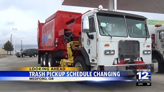 Rogue Disposal to change trash and recycling pickup schedule [upl. by Itoc]