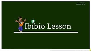 Ibibio Lesson  Introduction [upl. by Charlene]