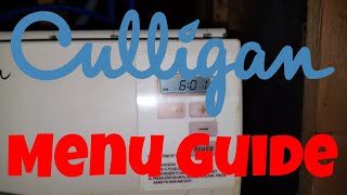 Culligan Water Softener Howto check and change settings [upl. by Deroo]