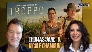 Thomas Jane and Nicole Chamoun talk Troppo and more [upl. by Hatty]