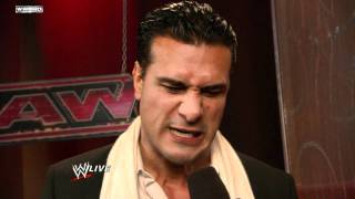 Raw Alberto Del Rio denies culpability in parking lot accident [upl. by Essilem196]