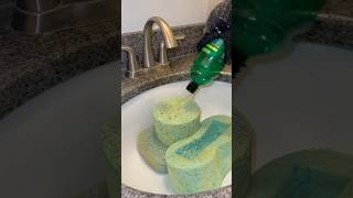 Pine Pinalen Fake Rinse cleantok sudsyspongesqueezing supersatisfyingspongesqueezing asmr [upl. by Fairfield]