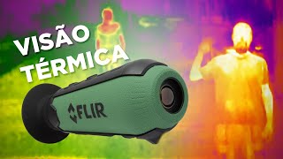 Visão Noturna Térmica Monóculo FLIR SCOUT de Visão Térmica [upl. by Deidre]