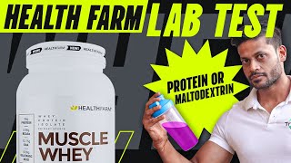 HEALTHFARM MUSCLE WHEY PROTEIN LAB TEST REPORT  PROTEIN OR MALTODEXTRIN  review fitness gym [upl. by Ellehsyt]