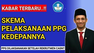 INFO TERBARU‼️ SKEMA PPG KEDEPANNYA  CALON GURU HARUS TONTON [upl. by Cochard]