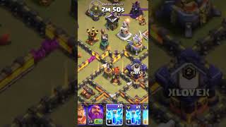 7 day war m kiya attack 😍clashofclans cocwarattack war coc top10 gaming freefire shorts [upl. by Ahsoyem118]