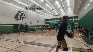 Ponoka Broncs vs Iron Ridge bison jrA volleyball 4th set [upl. by Kaylee]