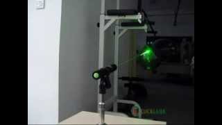 1w 532nm green laser pointer detonated balloon most powerful green laser  LuckLaser [upl. by Enelhtak636]