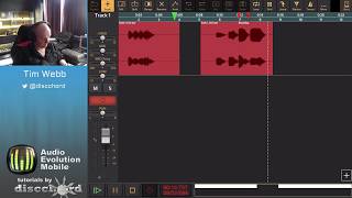 Audio Evolution Mobile Studio  Tutorial 3 Intro to Recording Android [upl. by Quiteris]