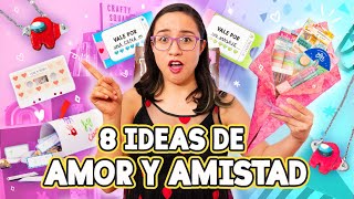 8 REGALOS FÁCILES PARA SAN VALENTÍN 💖 Ideas Originales para 14 de Febrero 💕 Craftingeek [upl. by Drew142]