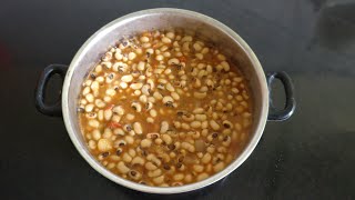 White cowpeas curry or alsande bea fanna upkari a new recipe [upl. by Allwein]