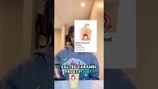 Salted Caramel Frosty wendys fastfood shorts [upl. by Adnawahs]