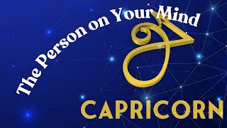 CAPRICORN Part 2 The Person on Your Mind LeoLibra [upl. by Nnyleuqaj]