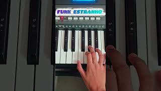 FUNK ESTRANHO   piano tutorial [upl. by Rooker]