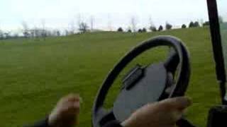 Golf cart crash FAIL  Przejażdżka melexem wypadek [upl. by Ydnor]