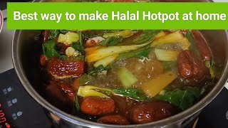 Cooking Halal Hotpot at home Special Hotpot Recipe Sichuan cuisine Spicy hotpot [upl. by Robison]