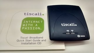 TiscaliSagem Fast 800 ADSL Modem Broadband in the 2000s [upl. by Leasi]