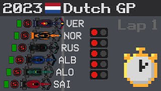 2023 Dutch Grand Prix Timelapse [upl. by Cannice161]