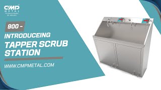 Tapper Scrub Station  Best Hospital Furniture  CMP METAL  Scrub Sink [upl. by The]