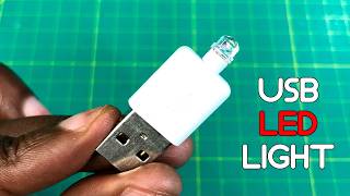 How to make a USB LED Light DIY Mini USB Light [upl. by Ahsoet]