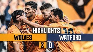 Back to winning ways in the Premier League Wolves 20 Watford  Highlights [upl. by Munn]