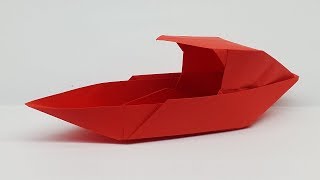 How to Make a Paper Boat Origami Tutorial  Origami Boat Canoe [upl. by Maris744]