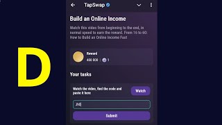 Build an Online Income  Tapswap Code  From 16 to 60How to Build an Online Income Fast [upl. by Linis]