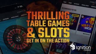 Ignition Casino  Your Home For The Hottest Slots Table Games and More With The Biggest Jackpots [upl. by Rekyr71]