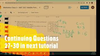 Australian Mathematics Competition AMC by AMT Test Paper 2021 Questions with detailed solutions 3 [upl. by Ganny957]