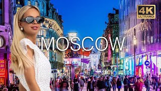 🔥 A Walk Through Nikolskaya Moscows Most Popular Pedestrian Street [upl. by Attelrahs]