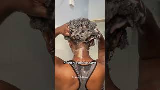 Natural Hair Wash Day ASMR Washing 4C Hair [upl. by Josefina700]