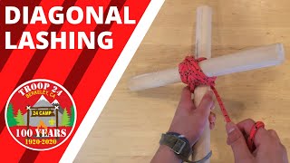 How to Tie a Shear Lashing [upl. by Rog]