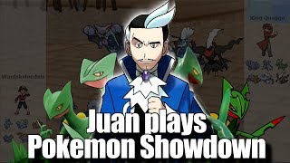 Playing as GYM LEADER JUAN  Pokemon Showdown AllStars Gen 3 [upl. by Bert218]