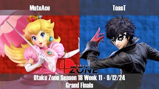 OZone18W11  GF  MuteAce Peach vs ToasT Joker [upl. by Eidassac]