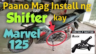 Paano mag Install ng Shifter sa Euro Marvel 125 Diy and Tutorial Half Shifter marvel shifter [upl. by Ramoj]