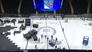 Basketball to Hockey timelapse at MSG [upl. by Emma133]