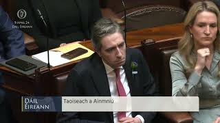 Mary Lou McDonald response to the nomination of Taoiseach [upl. by Amorette]