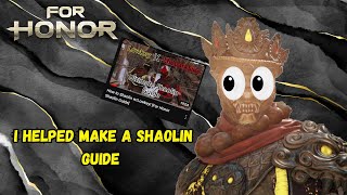 I helped make a shaolin guide For Honor [upl. by Ibur]