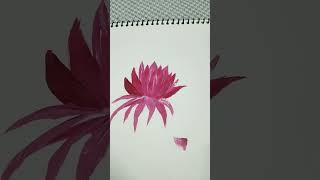 How to draw a waterlily  painting  waterlily  artist [upl. by Karr]